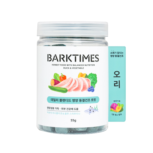 [ 韓國直送 🇰🇷 ]  Bark Times 每日均衡營養 鴨肉 X 蔬果 毛靚D凍乾 (55g)