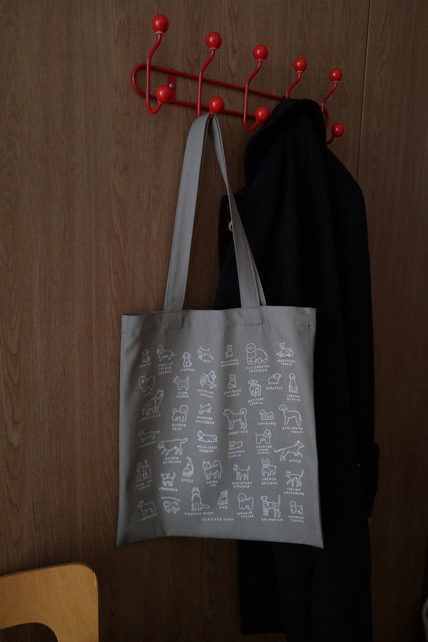 [ 韓國直送 🇰🇷 ] 療癒系寵物插畫家 Tote Bag（韓國製）