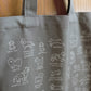 [ 韓國直送 🇰🇷 ] 療癒系寵物插畫家 Tote Bag（韓國製）