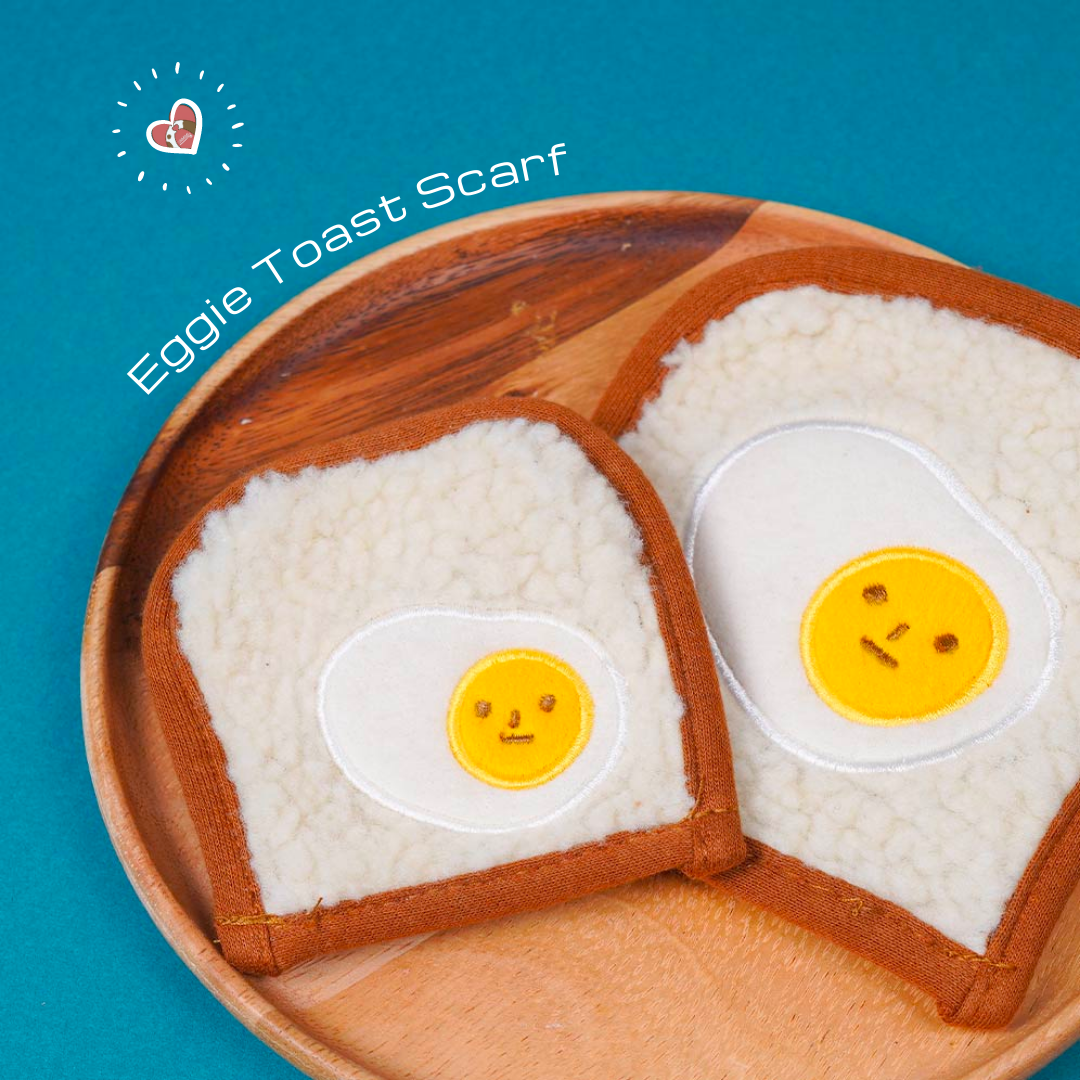 [韓國直送🇰🇷] Eggie Toast Scarf🍳🍞