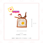 [韓國直送🇰🇷] Eggie Toast Scarf🍳🍞