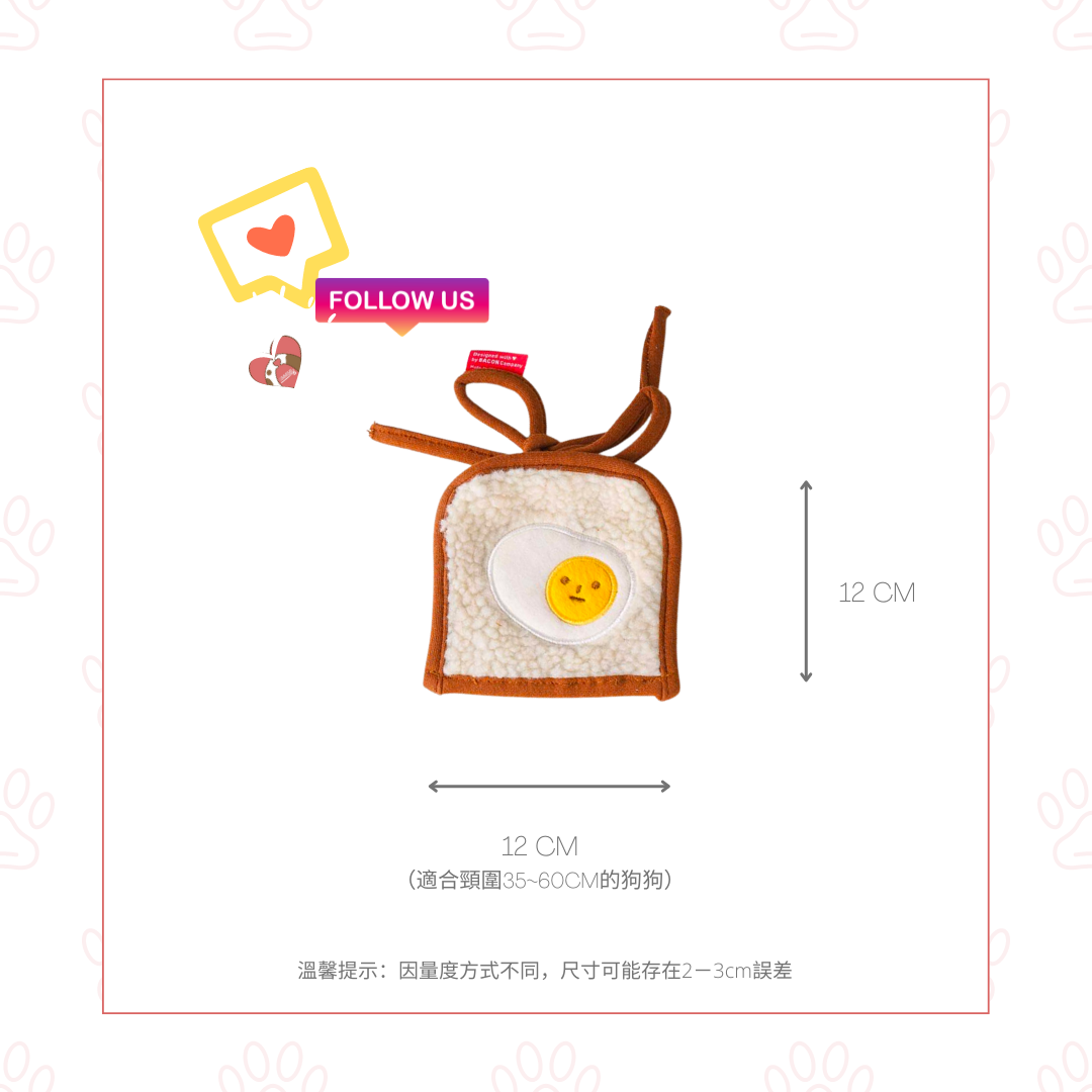 [韓國直送🇰🇷] Eggie Toast Scarf🍳🍞