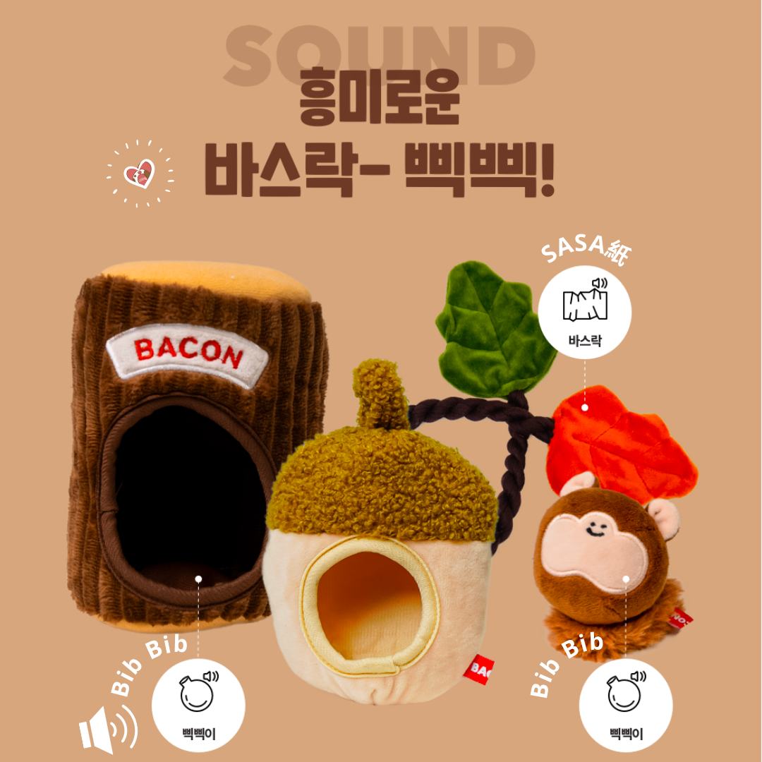 [韓國直送🇰🇷] 匿埋咗嘅小松鼠🐿️ 藏食玩具4️⃣件套（難度大升級❗️）